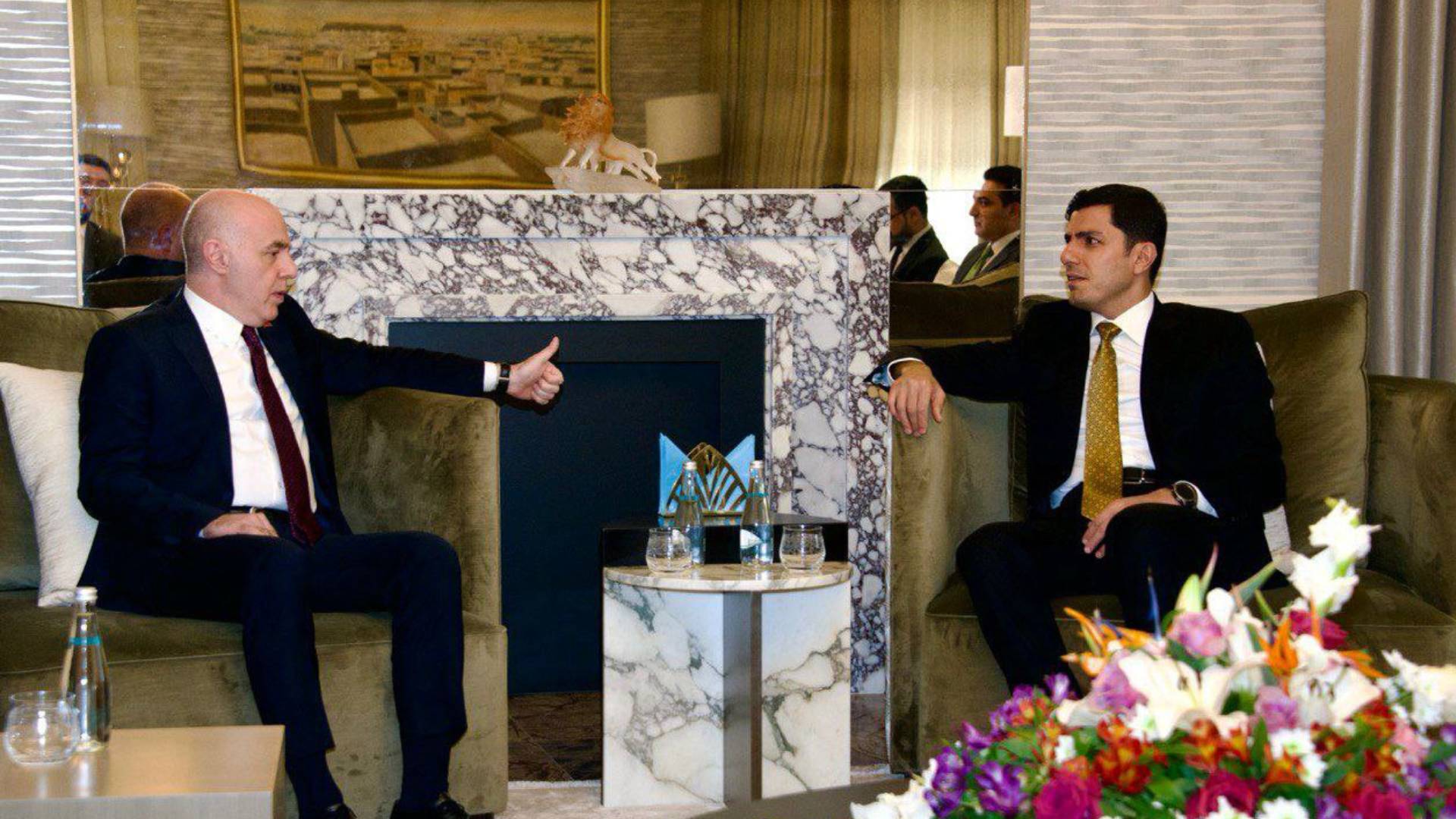  Darbaz Kosrat Rasul & Turkish Ambassador in Erbil 